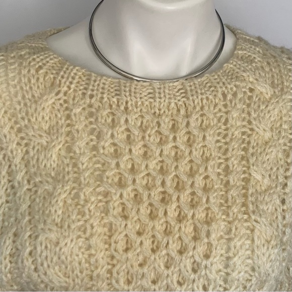 v i n t a g e :: Handmade Chunky Braided Cable Knit Aran Sweater - Picture 15 of 15